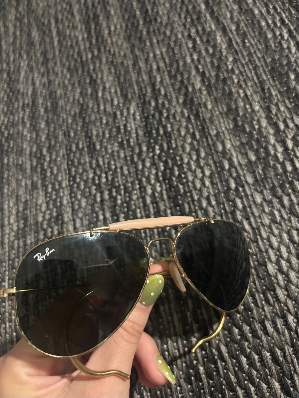 Vintage Bausch & Lomb Ray Ban Aviator Sunglasses 1990's